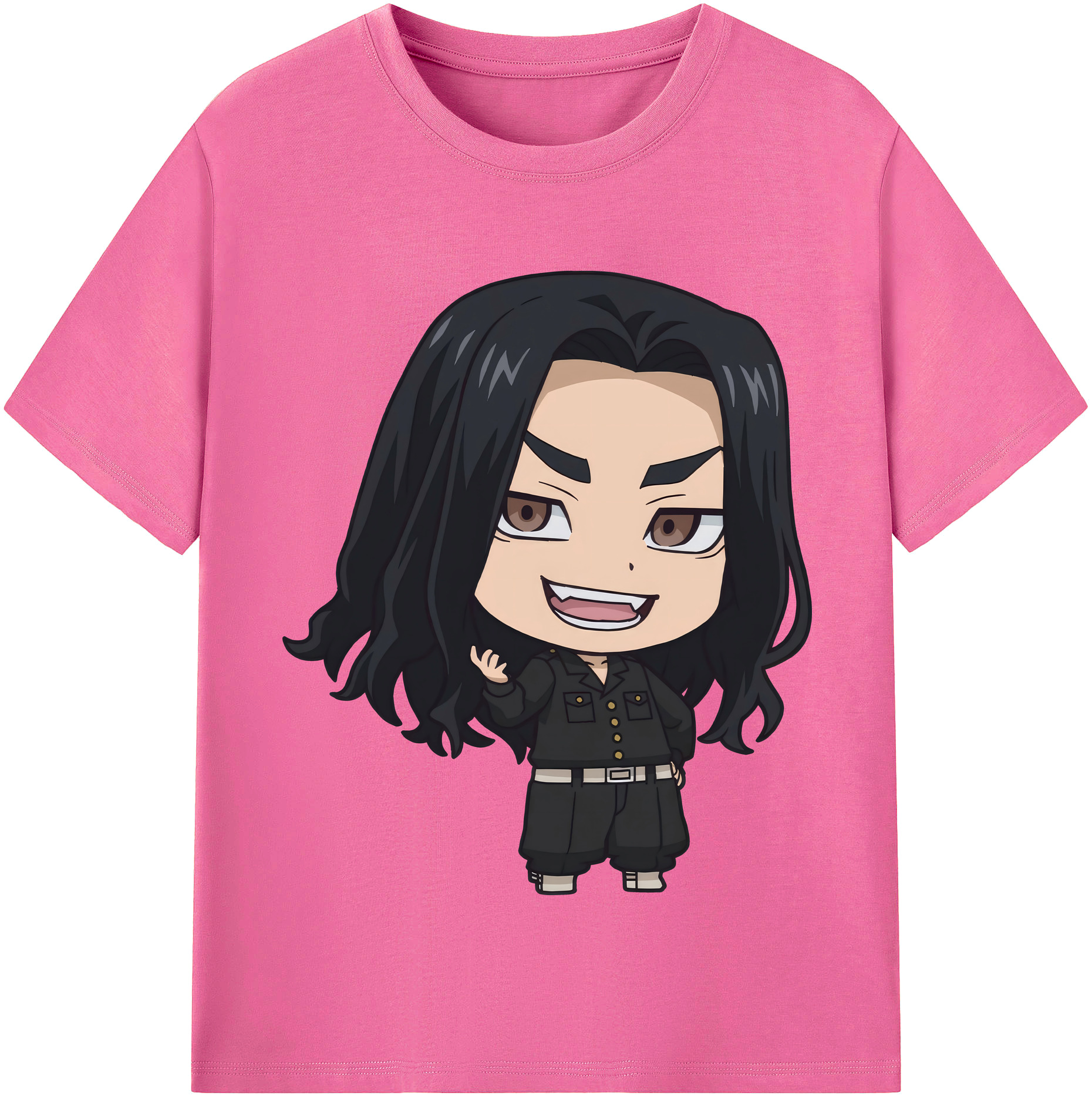 （画像用） 東京リベンジャーズ Tokyo Revengers レディースカジュアルプリントTシャツ（綿100％）